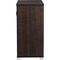 Baxton Studio Zentra ModernDark Brown Sideboard Storage Cabinet with Glass Doors 119-6494 - alternate 5